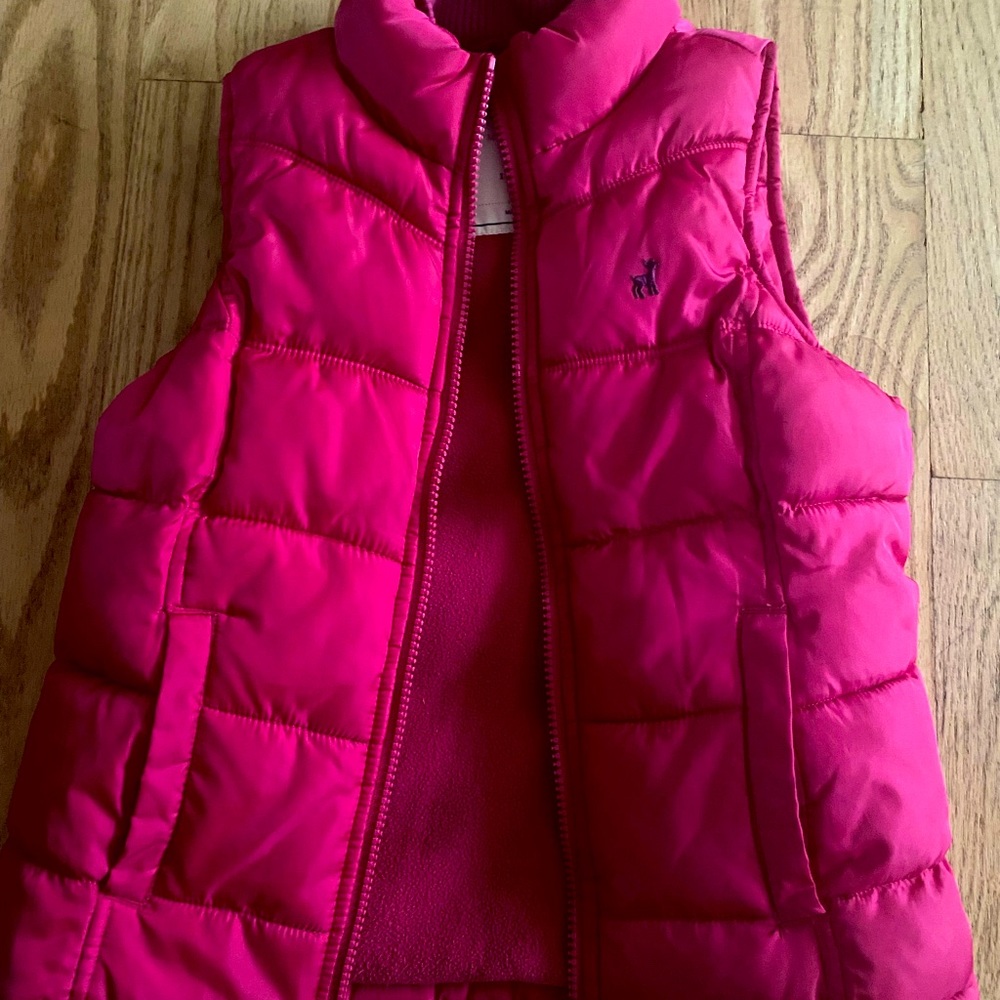 Pink vest  kids size M